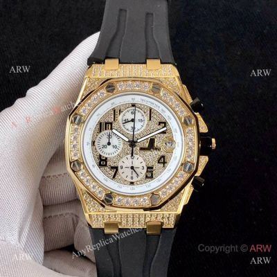 Copy Audemars Piguet Royal Oak offshore Limited Edition Gold Diamond Watches